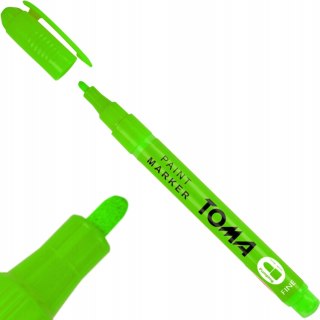 Marker olejowy F neon zielony 1,5mm TO-441 TOMA