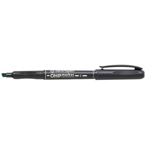 Marker permanentny OHP 1-3mm zielony 2638 CENTROPEN