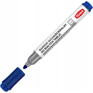 Marker suchościeralny niebieski okrągły TO-266 TOMA