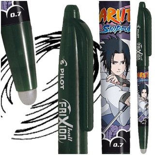 Pióro kulkowe FRIXION 0,7 NARUTO czarne PIBL-FR7NRT-B PILOT