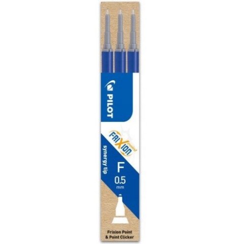 Wkład FRIXION POINT 0,5mm niebieski (3szt) BLS-FRP5-L-S3 PILOT