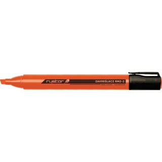 Zakreślacz RMZ-2 F pomarańczowy 462-005 RYSTOR