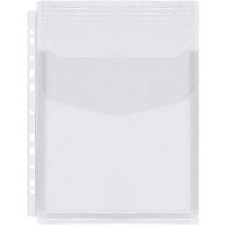 Koszulki poszerzane na katalogi z klapką A4 180mic 10 sztuk PVC OF-42 BIURFOL