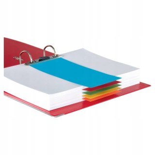 Przekładki kartonowe 1/3 A4 (100 sztuk) mix kolorów (separatory) 624450 ESSELTE