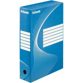 Pudło archiwizacyjne na dokumenty 80mm Standard niebieskie 128411 ESSELTE
