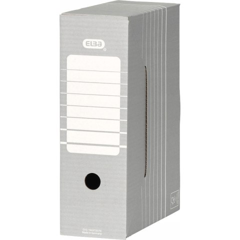 Pudło archiwizacyjne pudełko na dokumenty 10cm szare TRIC 100333274 ELBA