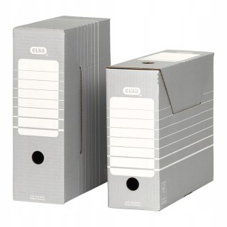 Pudło archiwizacyjne pudełko na dokumenty 10cm szare TRIC 100333274 ELBA