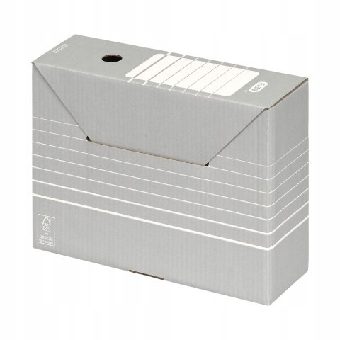 Pudło archiwizacyjne pudełko na dokumenty 10cm szare TRIC 100333274 ELBA