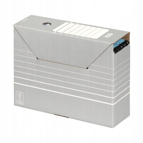 Pudło archiwizacyjne pudełko na dokumenty 10cm szare TRIC 100333274 ELBA