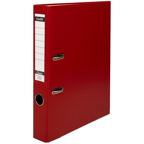 Segregator na dokumenty A4 50mm CLASSIC czerwony 400044673 BANTEX BUDGET