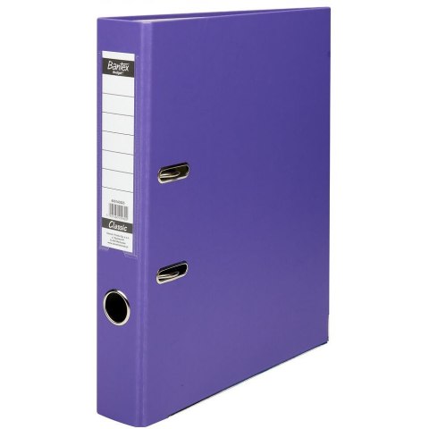 Segregator na dokumenty A4 50mm CLASSIC fioletowy 400143823 BANTEX BUDGET