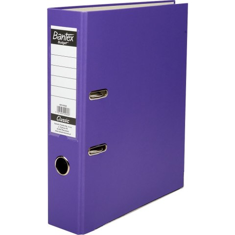 Segregator na dokumenty A4 75mm CLASSIC fioletowy 400143822 BANTEX BUGET