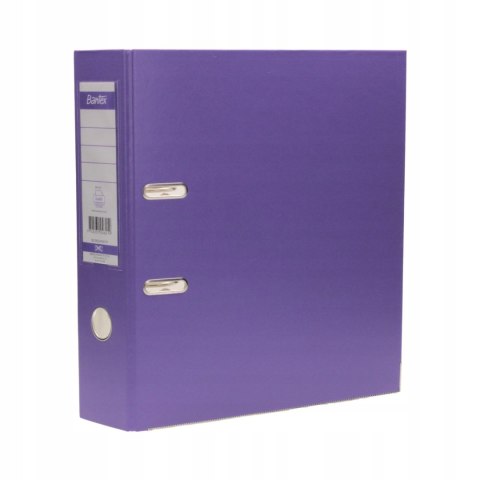 Segregator na dokumenty A4 80mm XXL fioletowy z szyną 100551793 BANTEX