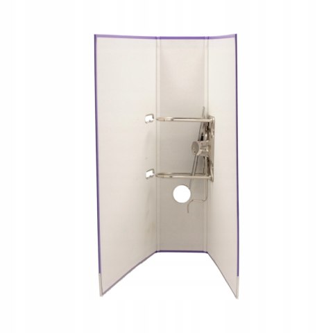 Segregator na dokumenty A4 80mm XXL fioletowy z szyną 100551793 BANTEX