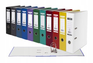 Segregator na dokumenty A4 80mm XXL turkusowy z szyną 100551794 BANTEX