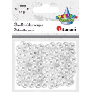 Perełki białe 8mm 40g 363617