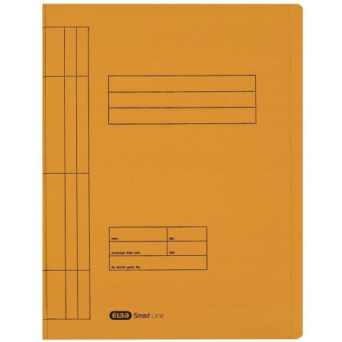 Skoroszyt na dokumenty kartonowy A4 żółty 100090778 ELBA