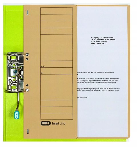 Skoroszyt oczkowy 1/2 A4 kremowy 100551877 ELBA