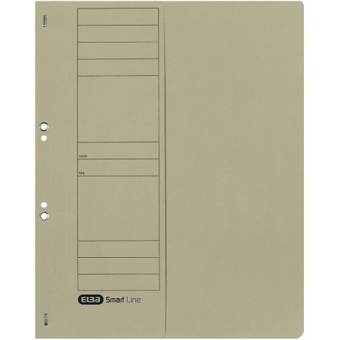 Skoroszyt oczkowy 1/2 A4 szary 100551880 ELBA