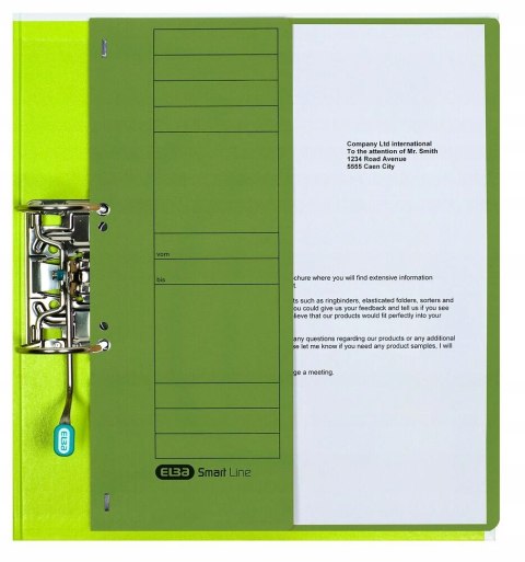 Skoroszyt oczkowy 1/2 A4 zielony 100551879 ELBA