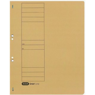 Skoroszyt wpinany do segregatora A4 kremowy 100551870 ELBA