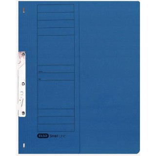 Skoroszyt wpinany do segregatora hakowy 1/2 A4 niebieski kartonowy 100551890 ELBA