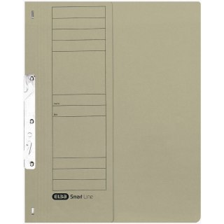Skoroszyt wpinany do segregatora hakowy 1/2 A4 szary 100551894 ELBA