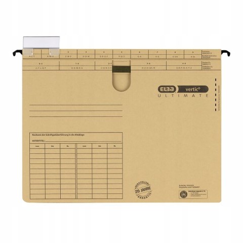 Skoroszyt zawieszany na dokumenty VERTIC ULTIMATE beżowy 100081039 ELBA