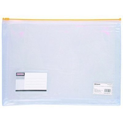 Teczka kopertowa A4 z grzbietem, zamek strunowy żółty PP-56H TT6689 PENMATE