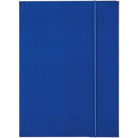 Teczka lakierowana z gumką A4 granatowa ESSELTE 13434