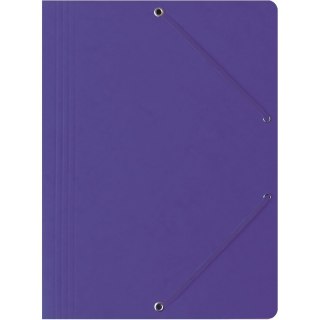 Teczka na dokumenty z gumką A4 preszpanowa fioletowa 400087828 BANTEX