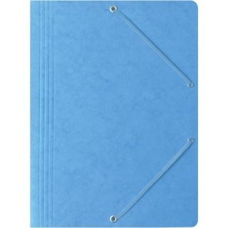 Teczka na dokumenty z gumką A4 preszpanowa jasna niebieska 400087825 BANTEX