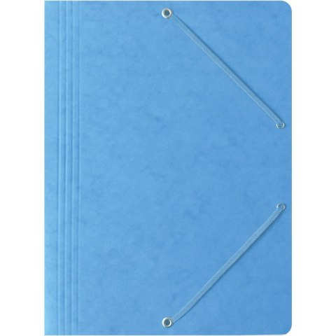 Teczka na dokumenty z gumką A4 preszpanowa jasna niebieska 400087825 BANTEX