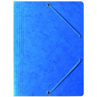 Teczka na dokumenty z gumką A4 preszpanowa niebieska 400087820 BANTEX