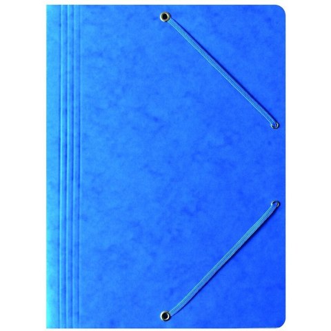 Teczka na dokumenty z gumką A4 preszpanowa niebieska 400087820 BANTEX