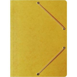 Teczka na dokumenty z gumką A4 preszpanowa żółta 400087822 BANTEX