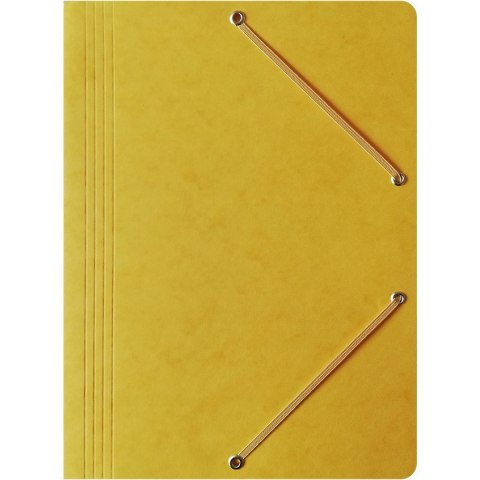 Teczka na dokumenty z gumką A4 preszpanowa żółta 400087822 BANTEX