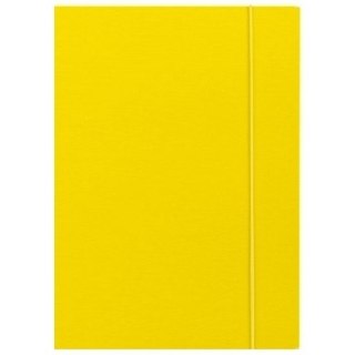 Teczka z gumką ekonomiczna NATUNA A4 (10szt) żółta 320g