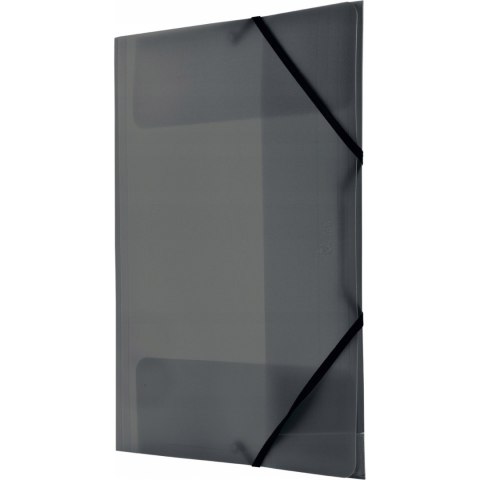 Teczka z gumką na rogach A4 PP czarna BT624-V TETIS
