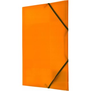 Teczka z gumką na rogach A4 PP pomarańczowa BT624-P TETIS