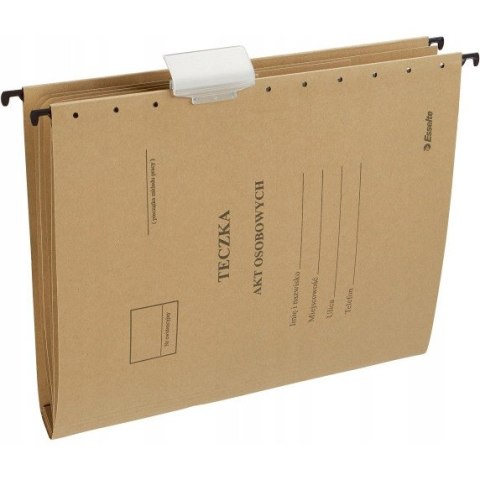 Teczka zawieszana na akta osobowe 5 przegródek 15212 siarczanowa ESSELTE