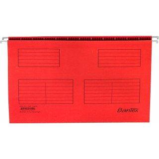 Teczka zawieszana na dokumenty STANDARD czerwona 100331435 BANTEX