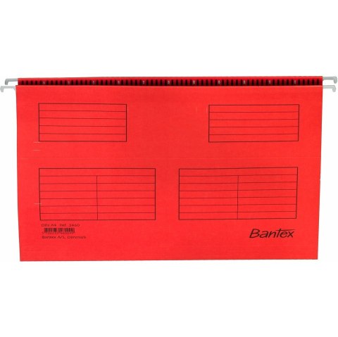 Teczka zawieszana na dokumenty STANDARD czerwona 100331435 BANTEX