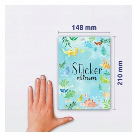 Album A5 na naklejki "DINOZAURY" Z-DESIGN 57793 AVERY ZWECKFORM