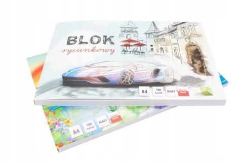 Blok rysunkowy A4 100k KRESKA