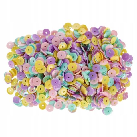 Cekiny metaliczne pastelowe mix 42,5g CRAFT WITH FUN 531732