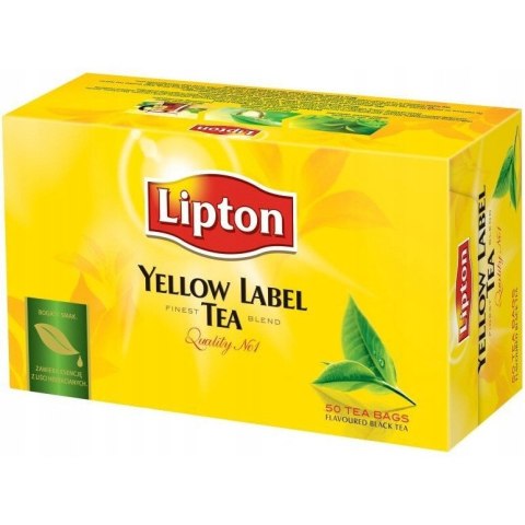 Herbata LIPTON YELLOW LABEL (50 torebek)