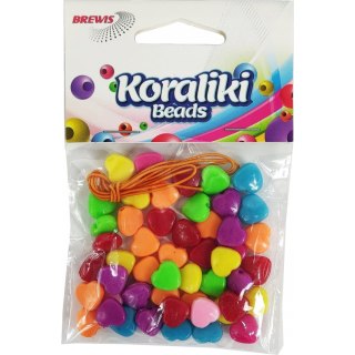 Koraliki do nawlekania serca KO1 BREWIS