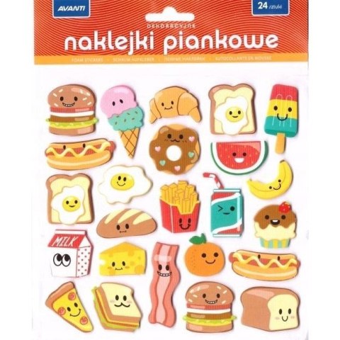 Naklejki dekoracyjne piankowe mix wzorów AVANTI