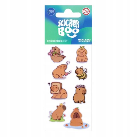 Naklejki kapibara mix 66x180mm STICKER BOO 572110